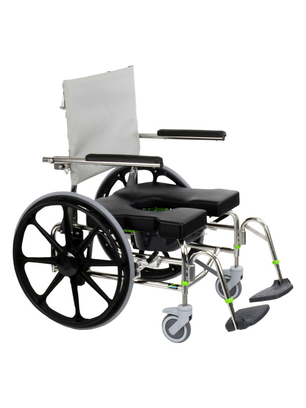 Raz-SP600 Self Propel Shower Commode Chair with 600 lb capacity