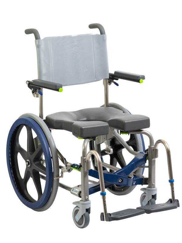 Züm-AP and Züm-SP Foldable Mobile Shower Commode Chair